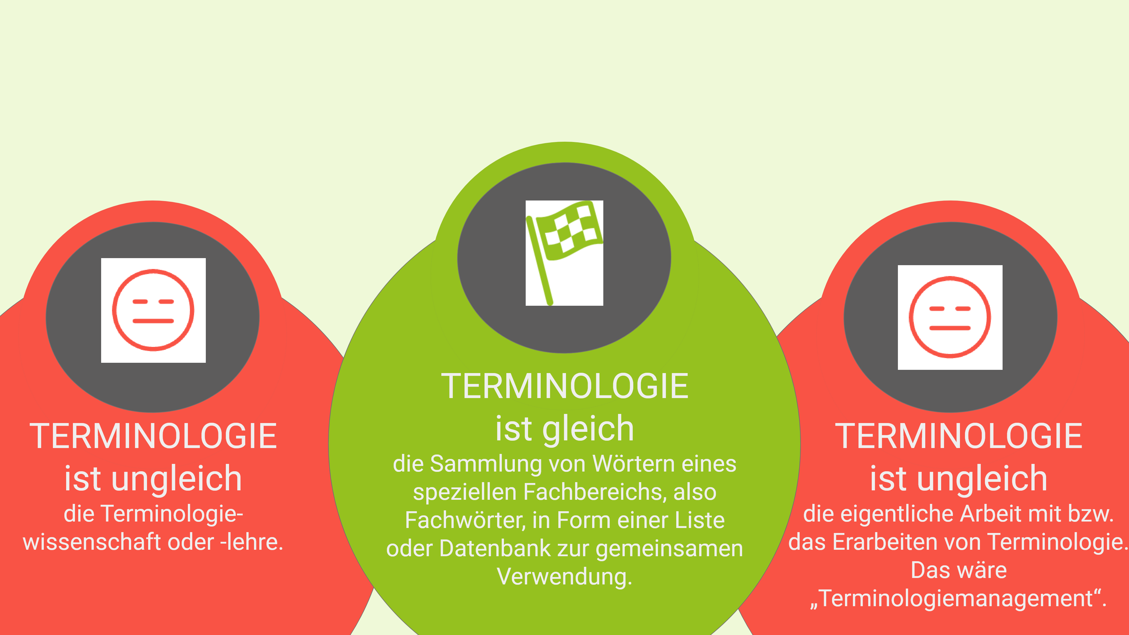 Terminologie - eine Abgrenzung zu Terminologielehre und Terminologiemanagement.